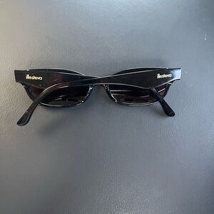 Illesteva Black Cat-Eye Sunglasses